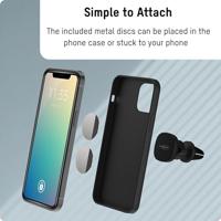 Ansmann Smart Lüftung Telefoonhouder voor in de auto Magneetbevestiging 2 - 12 mm Bevestigingswijze (auto): Ventilatierooster - thumbnail