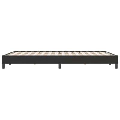 Boxspring zonder matras fluweel zwart 140x220 cm