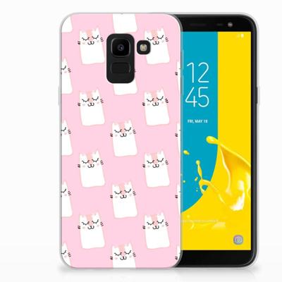 Samsung Galaxy J6 2018 | TPU Hoesje | Sleeping Cats Samsung Galaxy J6 2018 | TPU Hoesje | Sleeping Cats