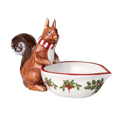 Villeroy & Boch Toy's Fantasy Eekhoorn met schaal 20x10x12 cm