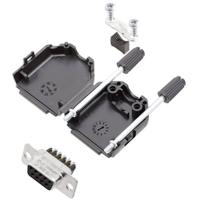 Amphenol L17DPPK15-BK+L77DA15SST D-sub female connectorset 180 ° Aantal polen: 15 Schroeven 1 stuk(s) - thumbnail