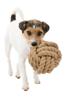 TRIXIE Be Nordic Knot Ball, Tang, Ø 18 cm, 0.88 kg