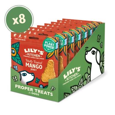 Lily&apos;s Kitchen dog adult totally tropical mango jerky - thumbnail
