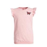 WE Fashion gemêleerd T-shirt lichtroze - thumbnail
