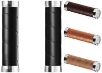 BROOKS Slender leather grips (130+130mm) - black - thumbnail