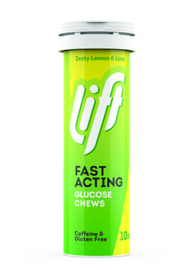 Lift Fast Acting Glucose Kauwtabletten - Citroen Lift Fast Acting Glucose Kauwtabletten - Citroen
