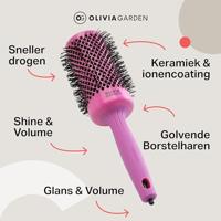 Olivia Garden Blowout Shine Brush Pink Ø55mm - thumbnail