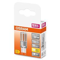 OSRAM HOMELIGHTING 4058075432451 LED-lamp Energielabel E (A - G) G9 Ballon 4.5 W = 50 W Warmwit (Ø x l) 17 mm x 55 mm 1 stuk(s) - thumbnail