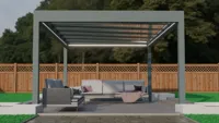 Pinela glas vrijstaand 3124mmx3000mm - thumbnail