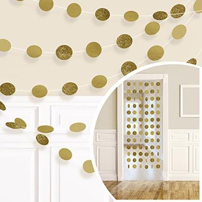 Hangdecoratie Goud/Glitter Cirkels