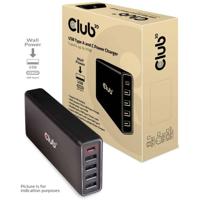 Club 3D USB Type A and C Power Charger, 5 ports up to 111W oplader - thumbnail