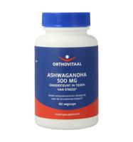 OrthoVitaal Ashwagandha 500mg 60 Vegetarische capsules - thumbnail
