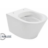 Wiesbaden Vesta Junior Wandcloset Rimless Verkort - Glans Wit - thumbnail