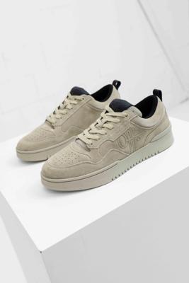 Off The Pitch Fullstop Suede Sneakers Heren Beige - Maat 40 - Kleur: Beige | Soccerfanshop