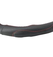 Simoni Racing Stuurwielhoes Compe Flat Bottom Zwart/Rood SRCVT46 - thumbnail