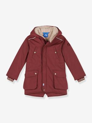 Winterparka voor kinderen TUULIKKI FINKID met teddy fleece voering grenadine