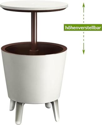 Keter Drankenkoeler Wit/Bruin Ø50cm 30 Liter Keter Drankenkoeler Wit/Bruin Ø50cm 30 Liter