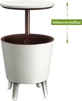 Keter Drankenkoeler Wit/Bruin Ø50cm 30 Liter - thumbnail