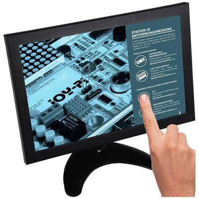 Joy-it RB-LCD10-2 Touchscreen monitor Energielabel: A (A - G) 25.4 cm (10 inch) 1280 x 800 Pixel HDMI, USB, VGA, BNC, AV IPS LCD