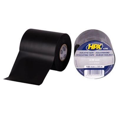 HPX Producten/isolatietape 5200 zwart 100mm x 33m HPX Producten/isolatietape 5200 zwart 100mm x 33m