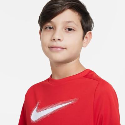 Nike Dri-Fit Icon Sportshirt Jongens 128 Nike Dri-Fit Icon Sportshirt Jongens 128
