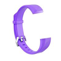 Children Silicone Twilled Wrist Strap for FITBIT ACE (Purple) - thumbnail