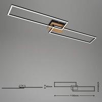 Briloner Plafondlamp (rechthoekig (hout)) - thumbnail