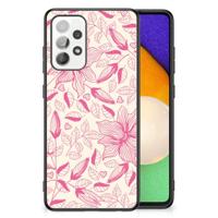Samsung Galaxy A52 | A52s (5G/4G) Bloemen Hoesje Pink Flowers - thumbnail