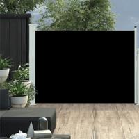 VidaXL Tuinscherm uittrekbaar 120x500 cm zwart - thumbnail