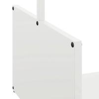 Brandhoutrek 40x40x40 cm koudgewalst staal wit - thumbnail