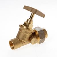 Installatiebranche Stopkraan met koppeling met aftap 22mm - thumbnail