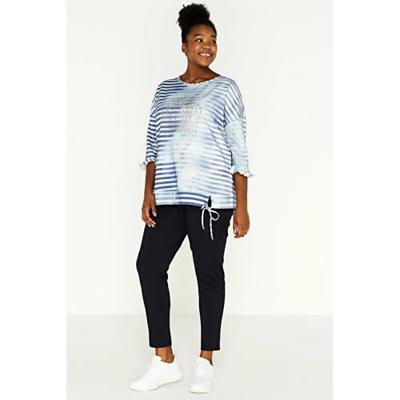 No Secret gestreepte top blauw/wit/zilver No Secret gestreepte top blauw/wit/zilver