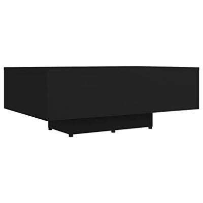 VidaXL Salontafel 85x55x31 cm bewerkt hout zwart