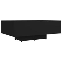 VidaXL Salontafel 85x55x31 cm bewerkt hout zwart - thumbnail