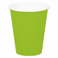 Groene bekers 350ml - 8 stuks - thumbnail