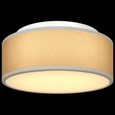 VidaXL Plafonnière met schijnwerpers grijs 30 x 30 x 13,5 cm stof