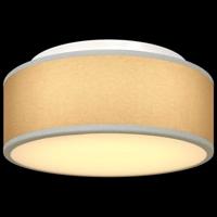 VidaXL Plafonnière met schijnwerpers grijs 30 x 30 x 13,5 cm stof - thumbnail