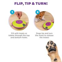 Nina Ottosson dog treat maze paars / lime - thumbnail