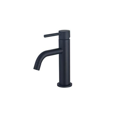 Fortifura Calvi Slim Wastafelkraan - 17.4cm - opbouw - mat zwart SW377835 Fortifura Calvi Slim Wastafelkraan - 17.4cm - opbouw - mat zwart SW377835