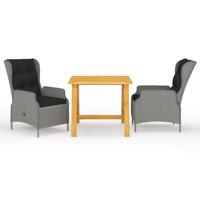 3-delige Tuinset lichtgrijs - thumbnail