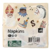 Folat BV Servetten welkom sint & pieten, 20st. - thumbnail