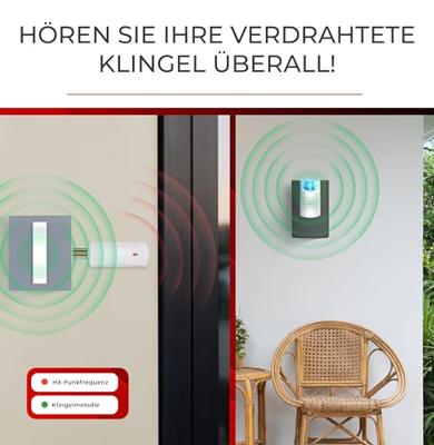Draadloze deurbel Heidemann 70399