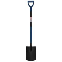 Spade 20 cm ergonomisch met metalen steel 90 cm - thumbnail