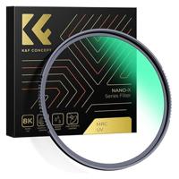 K&F Concept UV filter Nano X 55mm - waterbestendig en krasbestendig - thumbnail