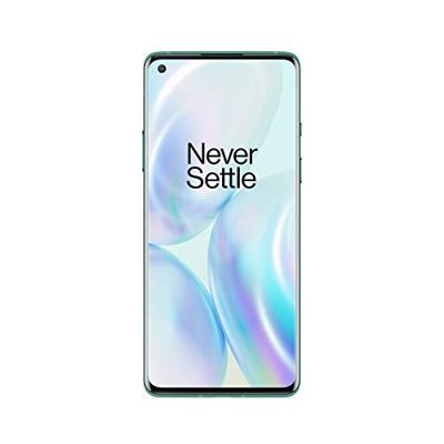 ONEPLUS 8 Smartphone Glacial Green 6.55''/16,6 cm Fluid AMOLED Display 90Hz Kr 8 GB RAM + 128 GB Triple Camera Warp Charge 30 Dual Sim 5G, Glacial groen