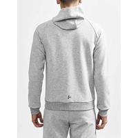 Craft 1910620 Core Soul Full Zip Hood Men - Grey Melange - L - thumbnail