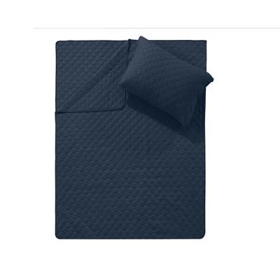 DreamHouse Bedding Bedsprei Fremont - Navy 180 x 250 + 1 kussensloop DreamHouse Bedding Bedsprei Fremont - Navy 180 x 250 + 1 kussensloop