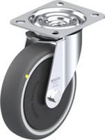 Blickle LE-PATH 125KF-ELS Zwenkwiel Wieldiameter: 125 mm Draagvermogen (max.): 150 kg 1 stuk(s) - thumbnail