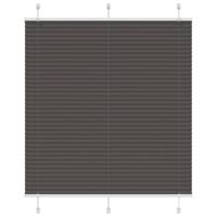 Pliss rolgordijn 115x100cm stofbreedte 114,4cm polyester zwart - thumbnail