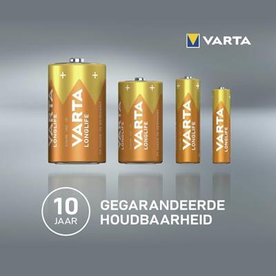 Varta VARTA Longlife AA Cube Pack24 AA batterij (penlite) Alkaline 1.5 V 24 stuk(s) Varta VARTA Longlife AA Cube Pack24 AA batterij (penlite) Alkaline 1.5 V 24 stuk(s)